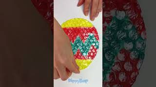 Drawing with Bubble wrap a Colorful Drawing for Kids🫧🌈 [upl. by Enilorac751]