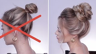 THIS MESSY BUN TUTORIAL WILL CHANGE YOUR LIFE [upl. by Lirbaj]