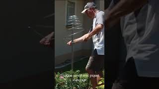 Comment installer un tuteur tomate spirale en acier galvanisé [upl. by Wichman860]