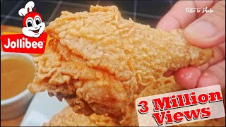 The Secret of Cooking Crispy amp Juicy Fried Chicken  Eto Sikreto sa Masarap na Jollibee Chicken joy [upl. by Wilsey]