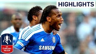 Tottenham 15 Chelsea  Drogba Mata Bale Ramires Lampard Malouda  Official FA Cup highlights [upl. by Dorelia]