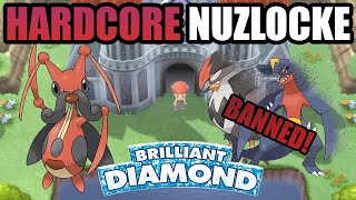 Pokémon Brilliant Diamond Hardcore Nuzlocke  But I Banned Half the Pokédex [upl. by Sinclair]