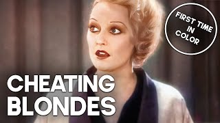 Cheating Blondes  COLORIZED  Thelma Todd  Crime Drama [upl. by Bertasi]