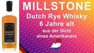 Millstone 6 Jahre alt Cask Strength Dutch Rye Whisky Verkostung 1440 von WhiskyJason [upl. by Howie30]