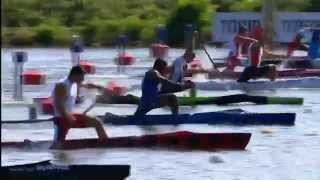 C1 1000m Final A 2014 ICF Canoe Sprint World Championships Moscow [upl. by Eceerehs554]