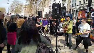 Live antiwar protest in central London [upl. by Nolyarb512]