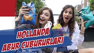 Meryem Canla Hollanda ABUR CUBURlarını denedik [upl. by Ihcego]