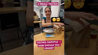 3 Exact Chipotle Meals Which Weighs More Testing Chipotle Theories [upl. by Eilagam55]