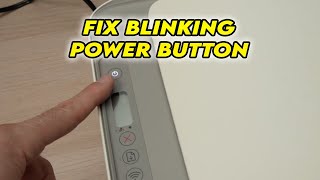 HP Printer not turning On Power button Blinking  How to Fix it [upl. by Landel]