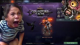 Dota 2  Opening Collectors Cache until I get Pudge  Mass Giveaway [upl. by Anelat]