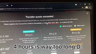 How To Bypass Mega Transfer Quota Execeeded Easy Fix 100 Working [upl. by Sucrad]