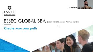 Info Session ESSEC Business School Top Global BBA in Singapore amp France [upl. by Ahserb]