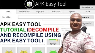 Apk Easy tool Tutorial । Decompile and recompile using apk easy tool। [upl. by Poore]