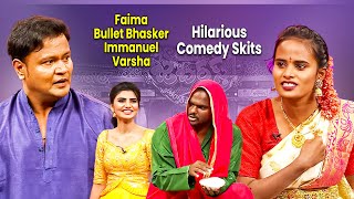 Faima Bullet Bhaskar Immanuel Varsha Hilarious Comedy Skits  Extra Jabardasth  ETV [upl. by Soelch]