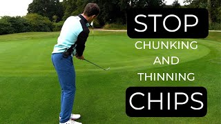 HOW TO HIT CHIP SHOTS AROUND THE GREEN  EASY TECHNIQUE [upl. by Aihsekal502]