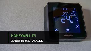 Termostato Honeywell T6 · 3 inviernos de uso · Análisis y opinión [upl. by Hanover]