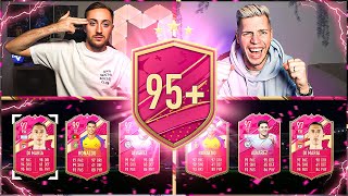 RANDOM 95 FUTTIES PACK SQUAD BUILDER BATTLE vs Nheisen 🔥🔥 [upl. by Lansing44]