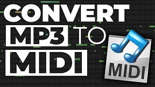 How to Convert MP3 to MIDI Free  No Software [upl. by Wimsatt]