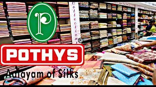 Pothys latest collection sarees Mulberrytissuecottondeepavali 2024 [upl. by Harv]