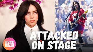 Billie Eilish Attacked On Stage During Concert [upl. by Dleifyar]