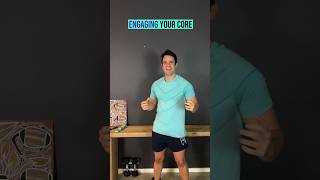 How To Engage Your Core  Physiotherapist Explains [upl. by Ekoorb]