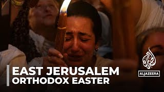 Orthodox Easter celebrations Subdued holiday as Israel imposes restrictions [upl. by Gabey]