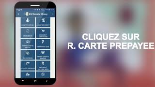 Comment recharger sa carte Visa prépayée avec BGFIMobile [upl. by Ycniuqal]