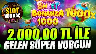 SWEET BONANZA 1000  YENİ OYUN 1000X İLK OYUNDA 2 TANE gates of olympus 1000 [upl. by Nonnahs]