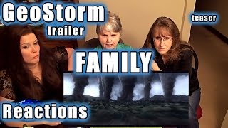 GeoStorm teaser trailer  FAMILY Reactions [upl. by Neerahs]