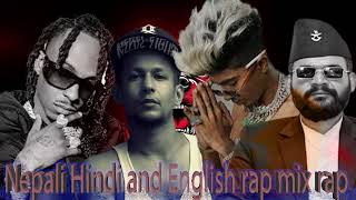 latest Nepali Hindi and English rap collection 2024official rap [upl. by Arahc388]