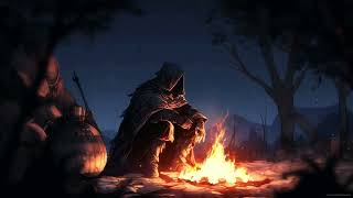 Night Campfire Dark Soulswallpaper 4K [upl. by Anilegnave]