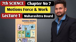 7th Science  Chapter 07  Motions Force and Work  Lecture 1  Maharashtra Board [upl. by Assetan541]