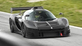 2020 Scuderia Cameron Glickenhaus SCG 004C First Test on track [upl. by Nyrok]