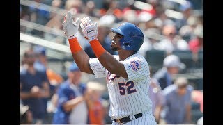 Should the Mets trade Yoenis Cespedes for Giancarlo Stanton [upl. by Yboc]