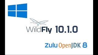 WildFly 1010 Installation in Windows 10 with Zulu OpenJDK 8 Java 8 [upl. by Llenrahs614]