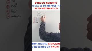 😱 HACK de Potencias SIN CALCULADORA  División de potencias ❌ SHORTS matematica algebra [upl. by Ceevah930]