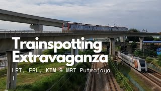 Trainspotting Extravaganza  LRT ERL KTM amp MRT Putrajaya [upl. by Irec]