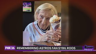 Remembering longtime Astros fan Sybil Roos [upl. by Snoddy]