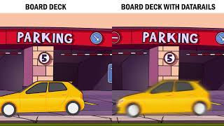 Board Deck VS Board Deck with Datarails shorts [upl. by Heriberto]