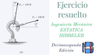 Problema fundamental 2  1 HIBBELER [upl. by Vories537]