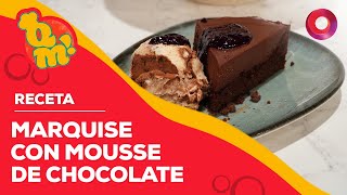 RECETA de MARQUISE CON MOUSSE DE CHOCOLATE  QuéMañana [upl. by Repotsirhc934]