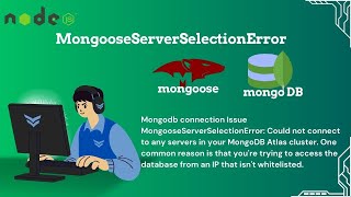 MongoDb Connection Error  MongooseServerSelectionError  IP whitelist  Could not connect to server [upl. by Adias]