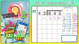 2018 KS2 Maths SATS Paper 1 Q22 Arithmetic [upl. by Htenay]