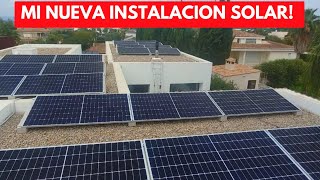 MI NUEVA INSTALACIÓN FOTOVOLTAICA [upl. by Trenton32]