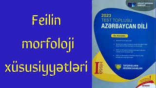 Feilin morfoloji xüsusiyyətləri Azərbaycan dili test toplusu [upl. by Eseret446]