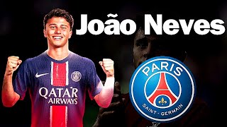 Joao Neves welcome to Paris SaintGermain  Paris SaintGermain snatches Portuguese talent [upl. by Eseuqram962]