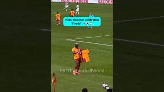 Victor Osimhen scored a brace for Galatasaray and did an iconic celebration ⚽😱🥶 Osimhen osimhen🇳🇬 [upl. by Donelson722]