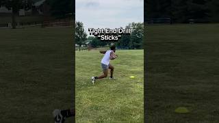 Tight End Drill “Sticks” [upl. by Ylevol]