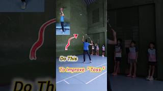 Do This 👆 To Improve Your quot Toss quot badminton [upl. by Aicyle]