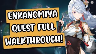 Enkanomiya Quest FULL Walkthrough  Boss Unlock ALL Quests amp Puzzles [upl. by Oap]